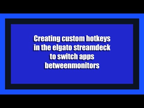 Create Custom HotKeys to Switch Apps Between Monitors
